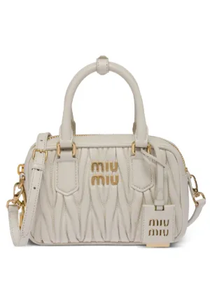 Miu Miu Matelassé-Effect Mini-Bag - Black for Women