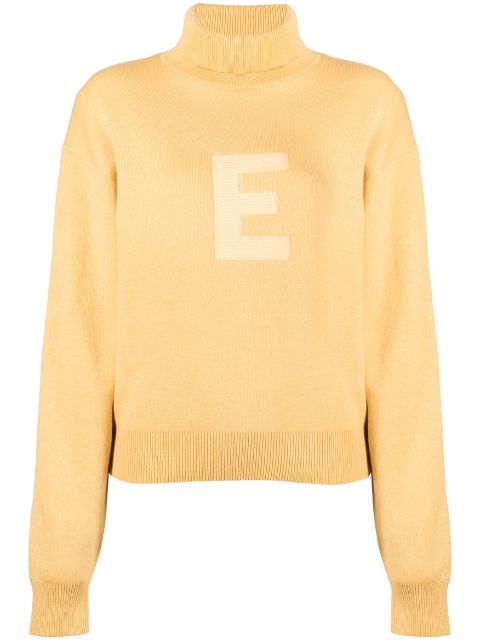 FEAR OF GOD ESSENTIALS embroidered-logo turtleneck jumper