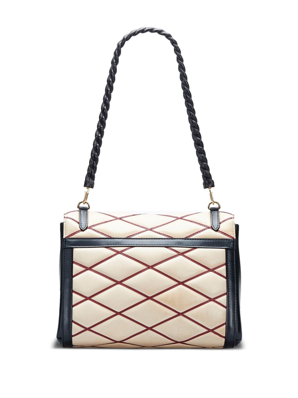 Louis Vuitton 2014 Pre-owned Malletage Flap Shoulder Bag - Neutrals