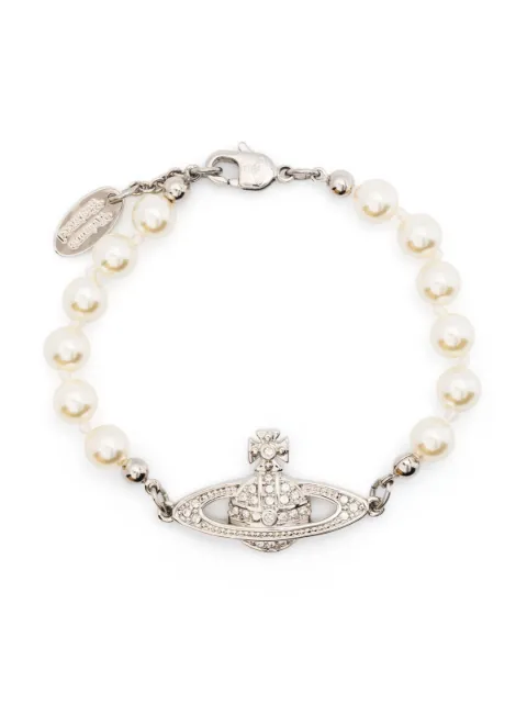 Vivienne Westwood mini Bas Relief pearl bracelet