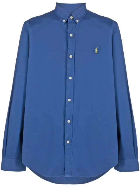 Polo Ralph Lauren logo-embroidered long-sleeve shirt