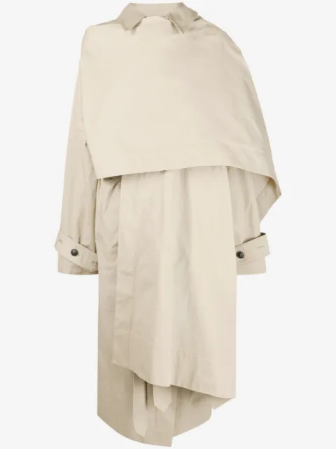 QUIRA layered long-sleeved jacket