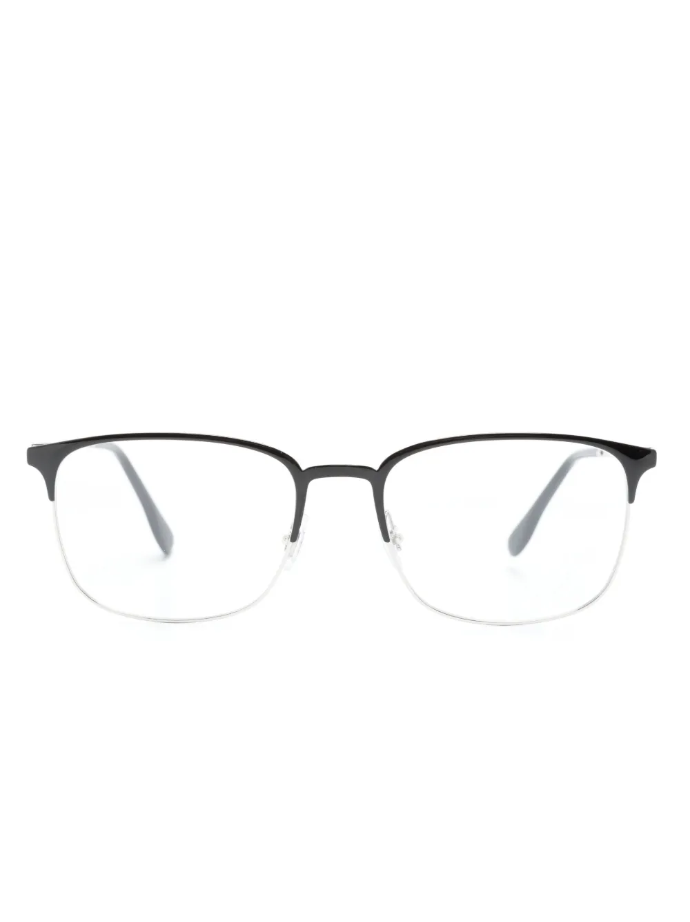 Ray Ban Wayfarer-frame Glasses In Silver