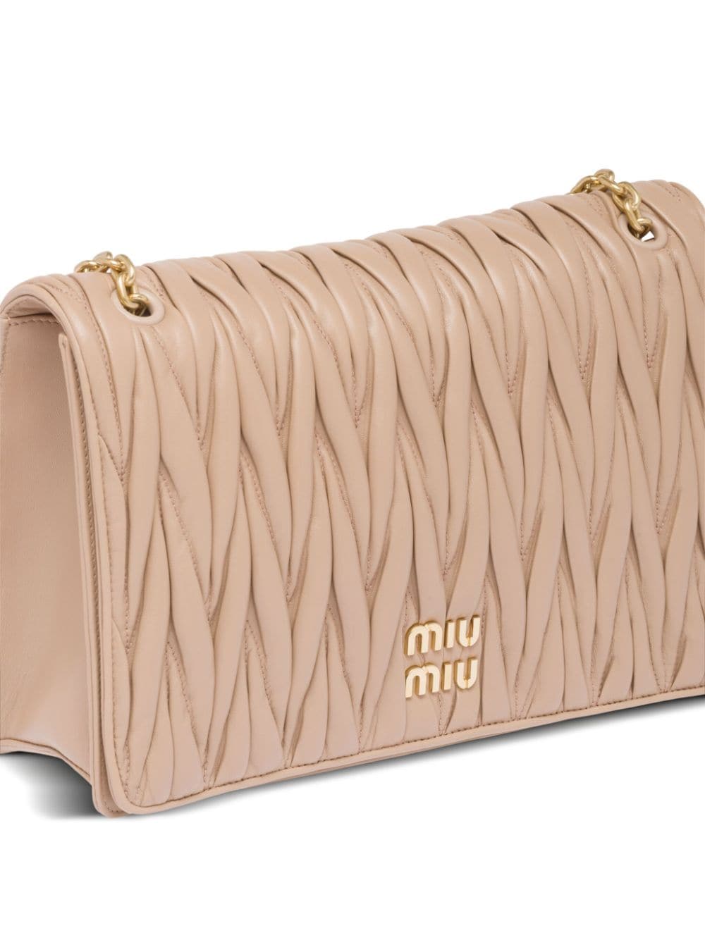 Miu Miu Matelassé Nappa Leather Shoulder Bag