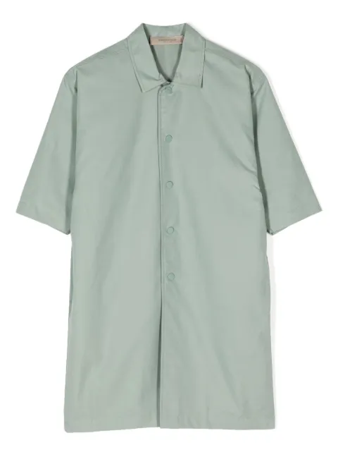 FEAR OF GOD ESSENTIALS KIDS logo-embossed buttoned shirt jacket