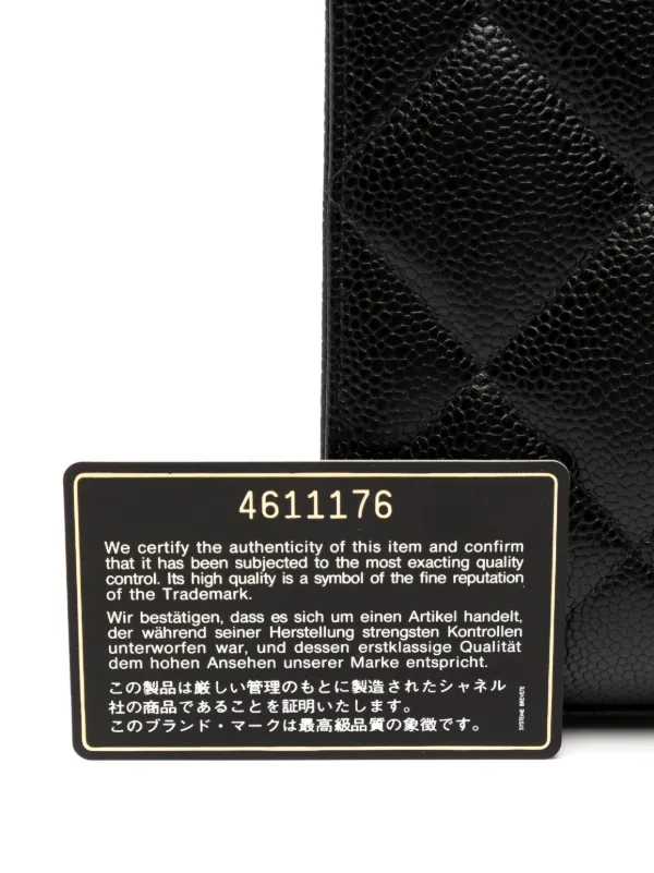 CHANEL Pre-Owned 1997 Classic Flap Briefcase | Black | FARFETCH