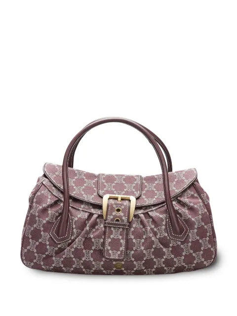 Céline Pre-Owned Macadam decorative buckle handbag