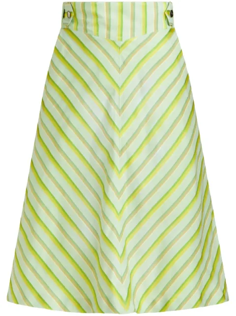 ETRO striped high-waisted skirt