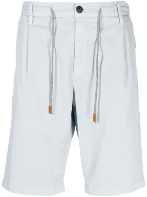 Eleventy drawstring bermuda cotton shorts