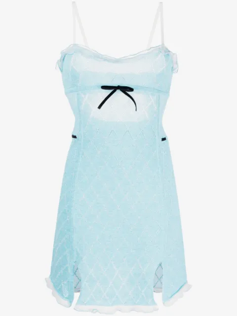CORMIO sheer-coverage knitted dress
