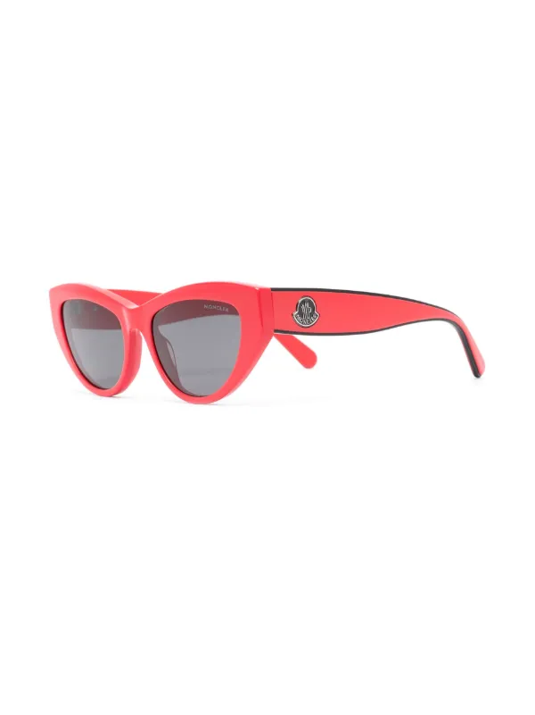 Moncler Eyewear Modd Cat eye-frame Sunglasses | Red | FARFETCH display picture 1