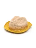 Bonpoint interwoven raffia sun hat - Neutrals