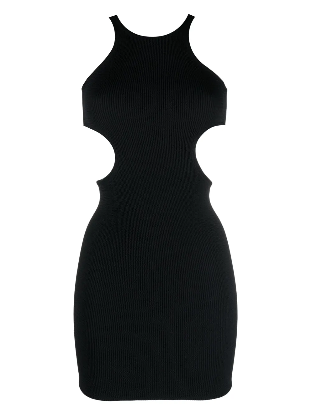 REINA OLGA CUT-OUT CRINKLE BEACH DRESS