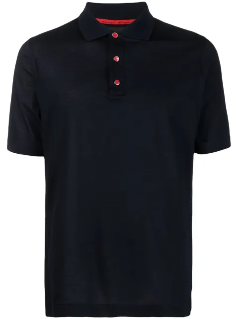 Kiton short-sleeve cotton polo shirt