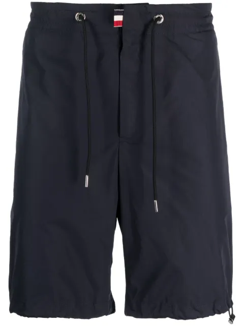 Moncler bermudas con cordones y parche del logo 