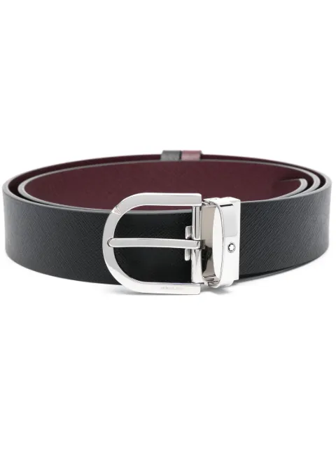 Montblanc ceinture en cuir à boucle