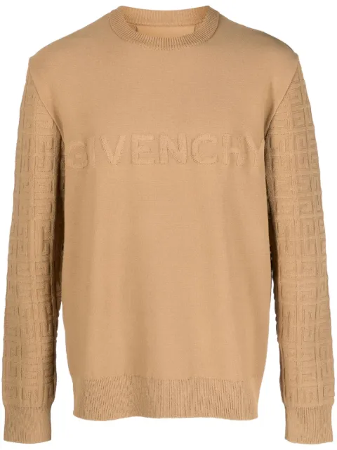 Givenchy embossed-logo sweatshirt