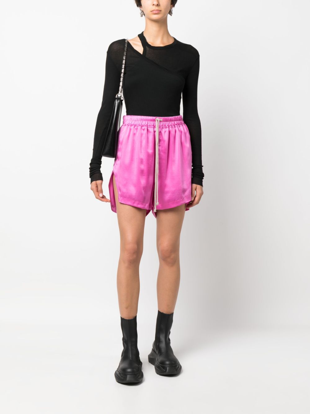 Rick Owens Shorts met trekkoord - Roze