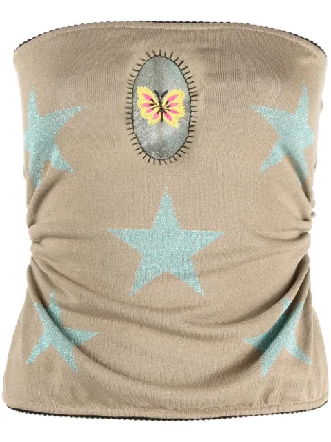 CORMIO star-print off-shoulder top 