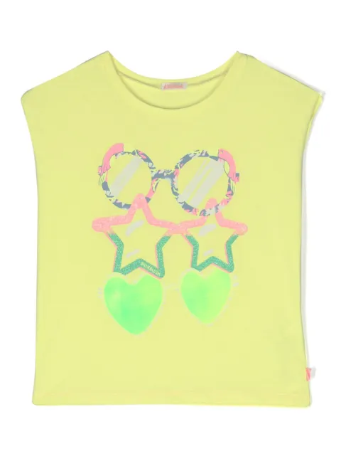 Billieblush graphic-print cotton tank top