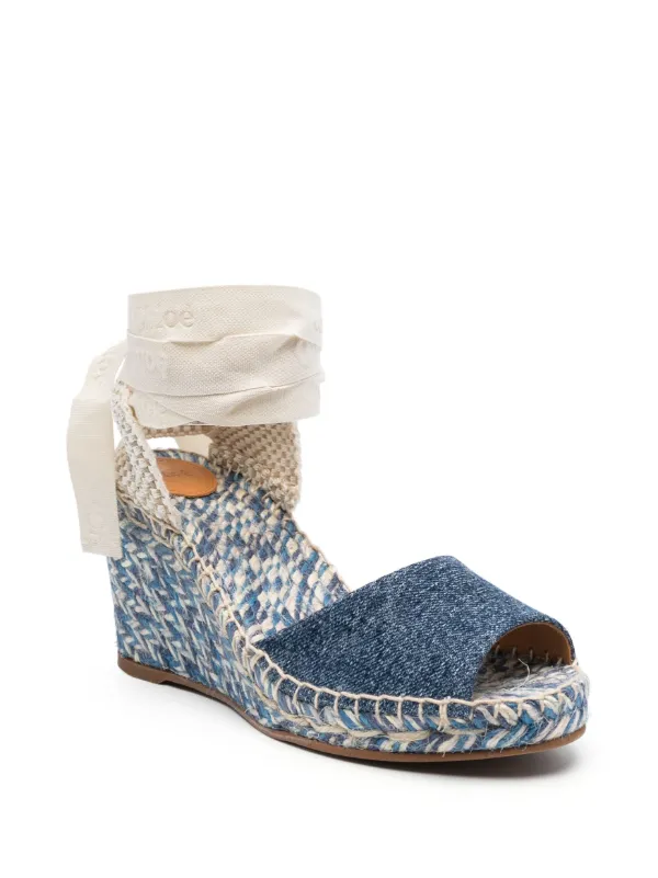 Chlo 80mm open toe Espadrilles Farfetch