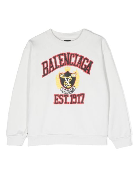 Balenciaga Kids Sweater met logoprint