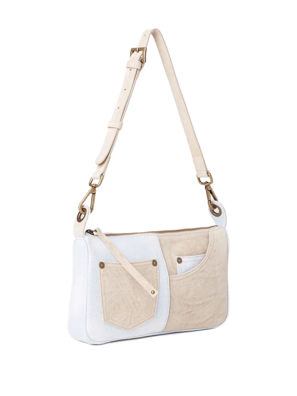 GUESS USA Spijker schoudertas Wit