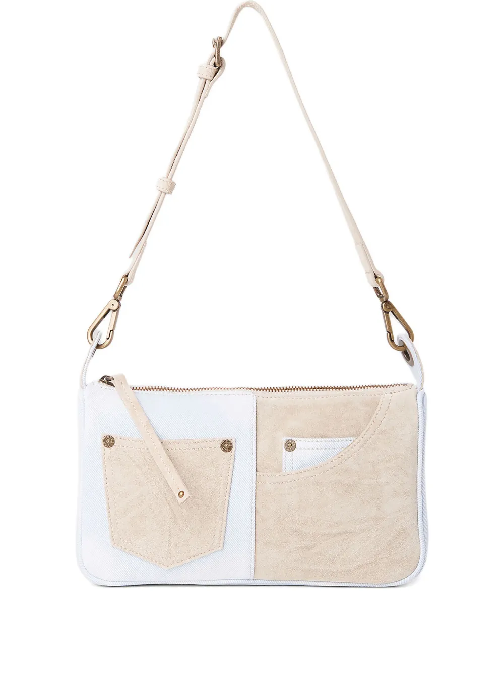 GUESS USA Spijker schoudertas Wit