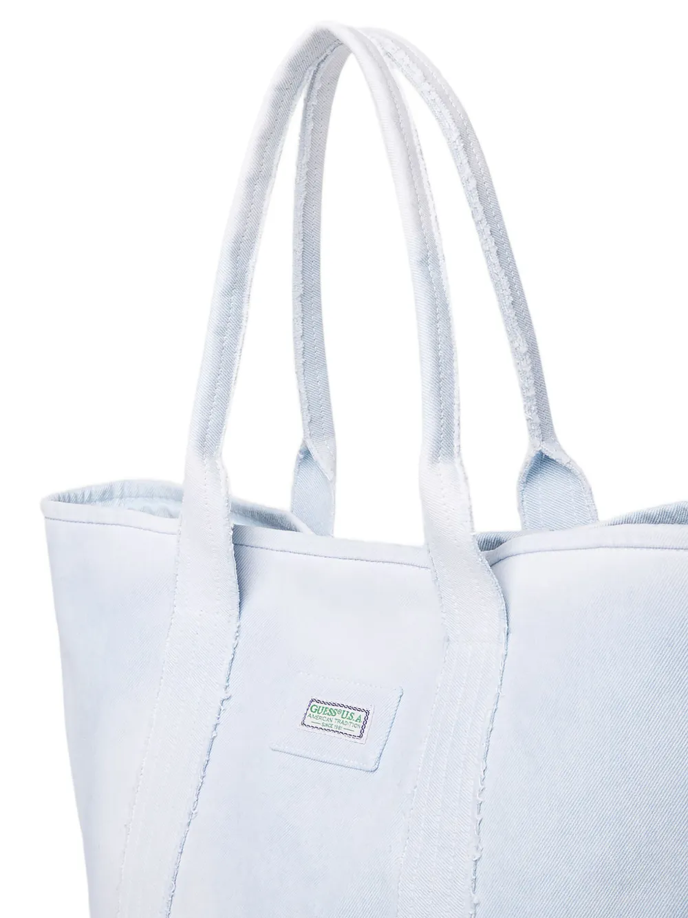 GUESS USA Shopper met logo-applicatie Blauw