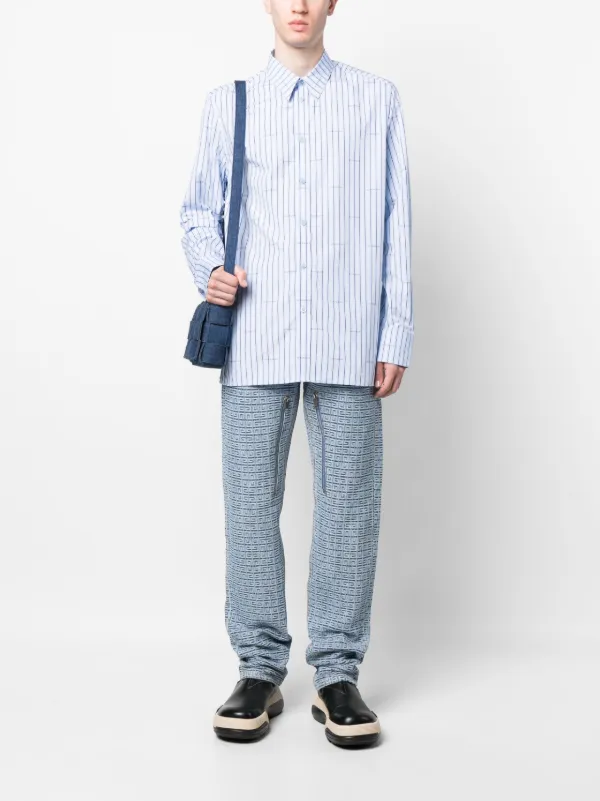 Givenchy 4G-motif straight-leg Jeans | Blue | FARFETCH AO