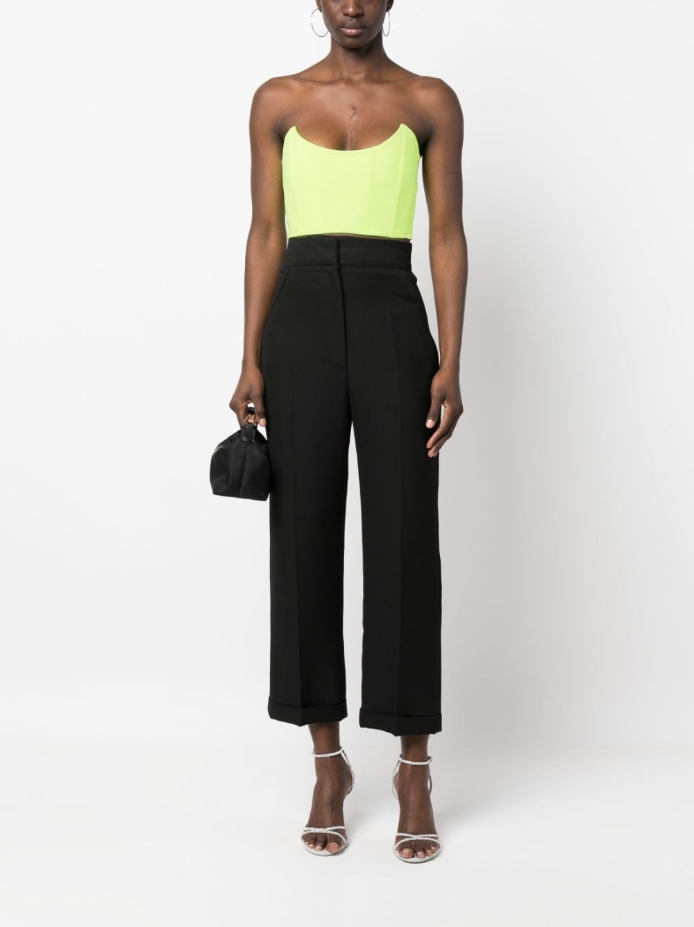 NISSA Cropped top - Groen