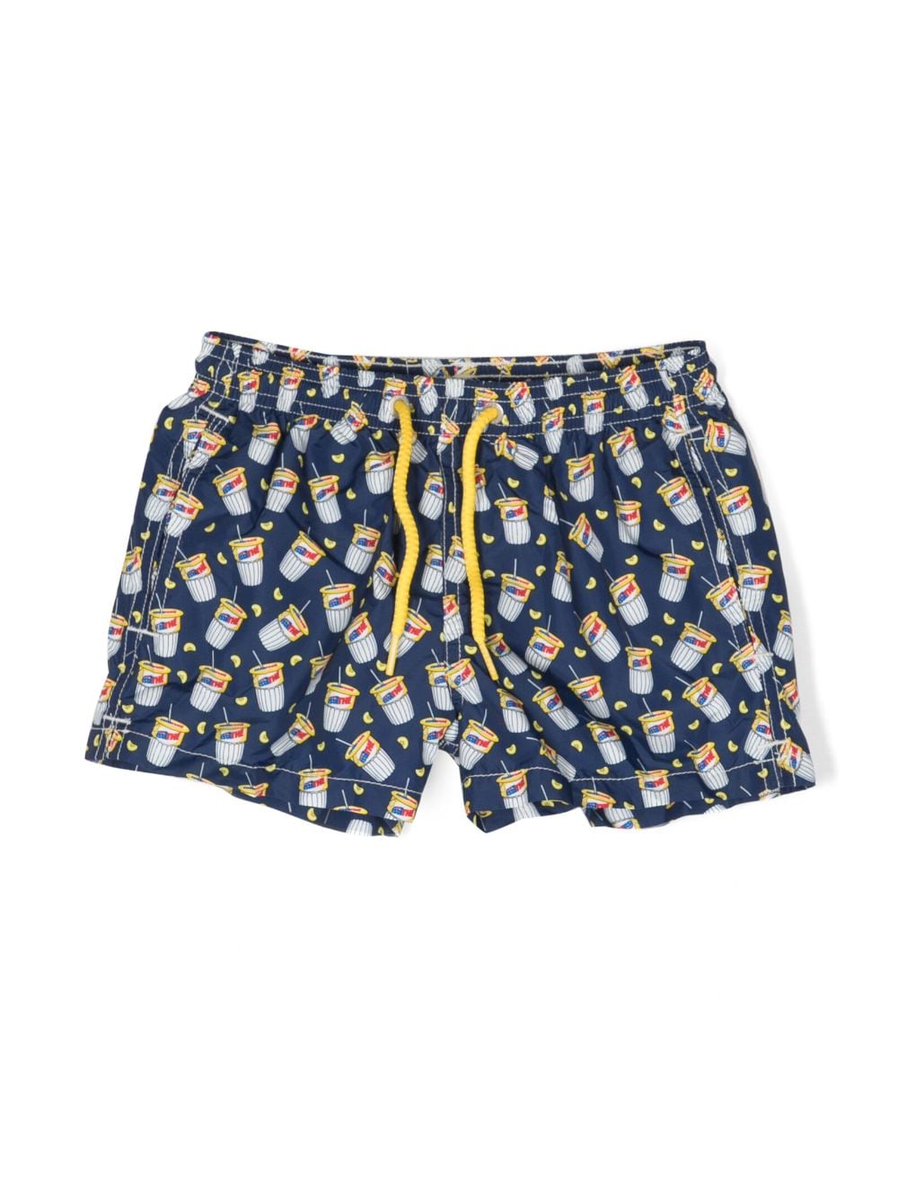 Image 1 of MC2 Saint Barth Kids fresh tea-print swim shorts