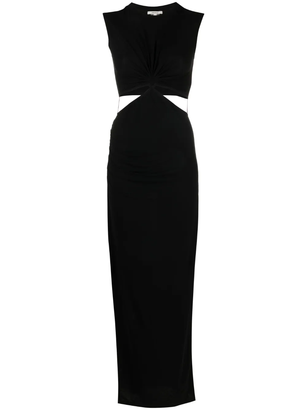 Nensi Dojaka Sleeveless Maxi Dress With Key Hole In Black