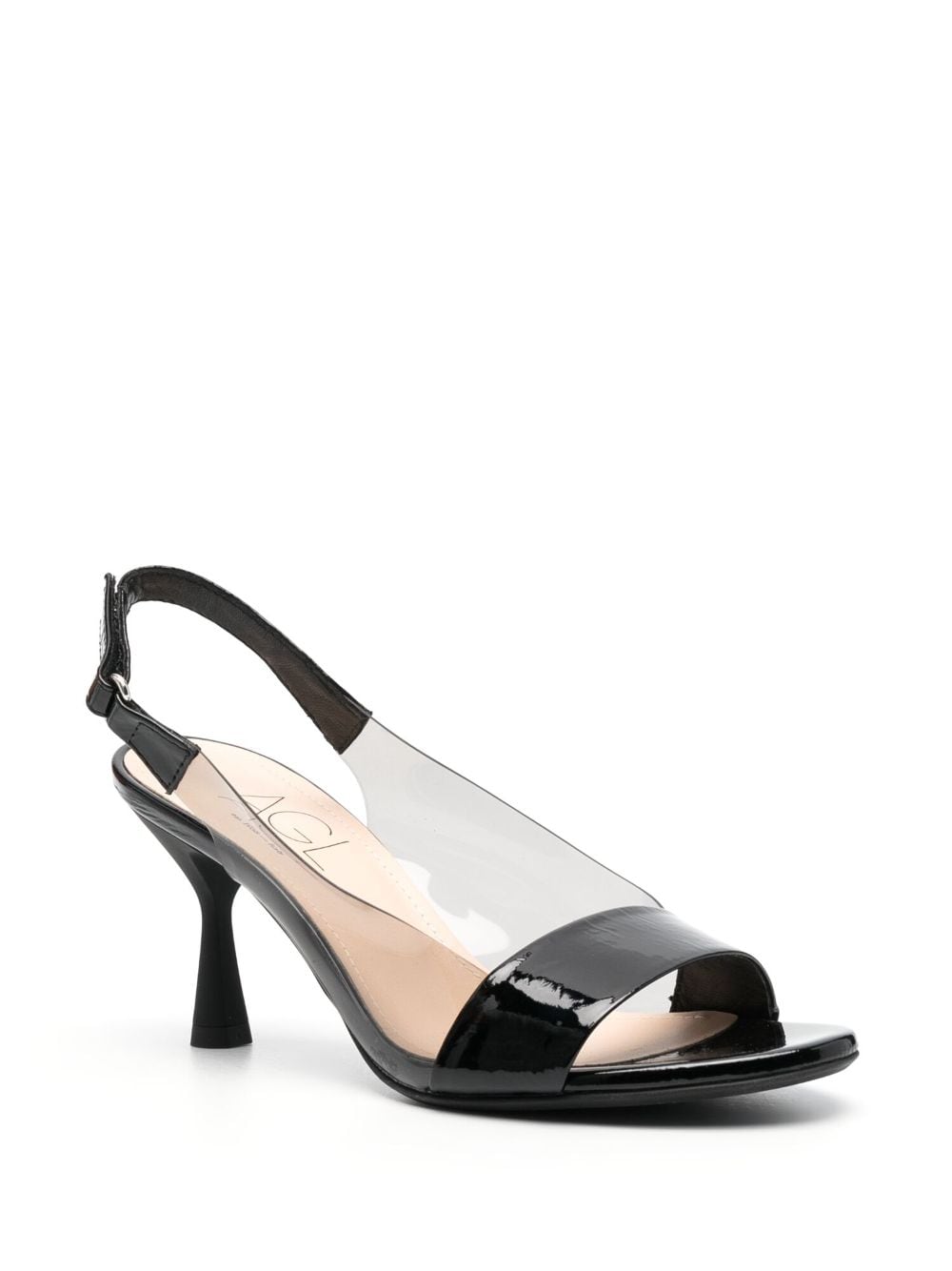 AGL Francesca leather sandals - Zwart