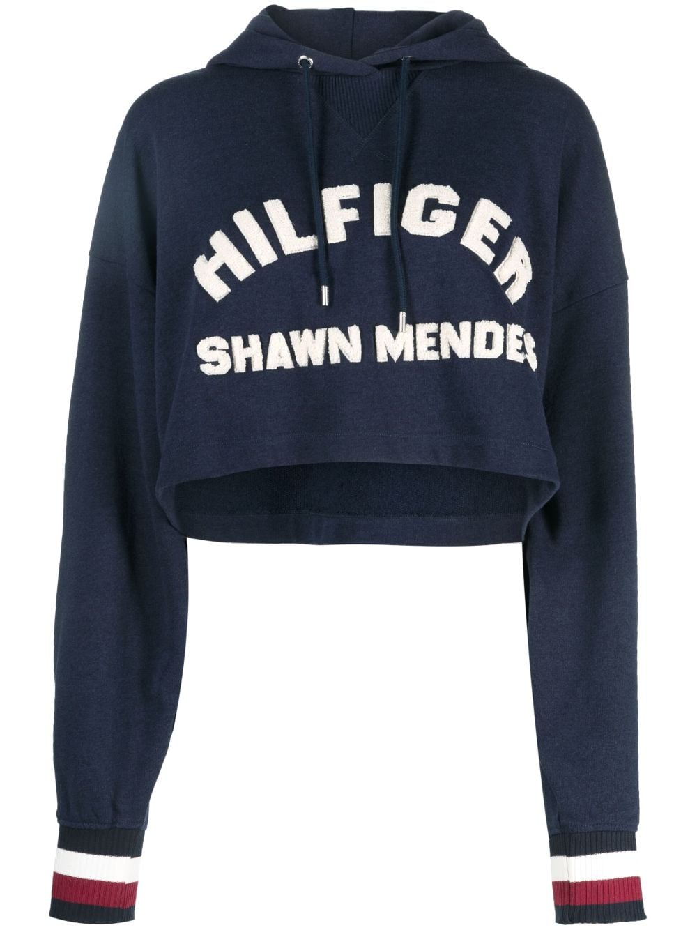 Image 1 of Tommy Hilfiger x Shawn Mendes cropped hoodie