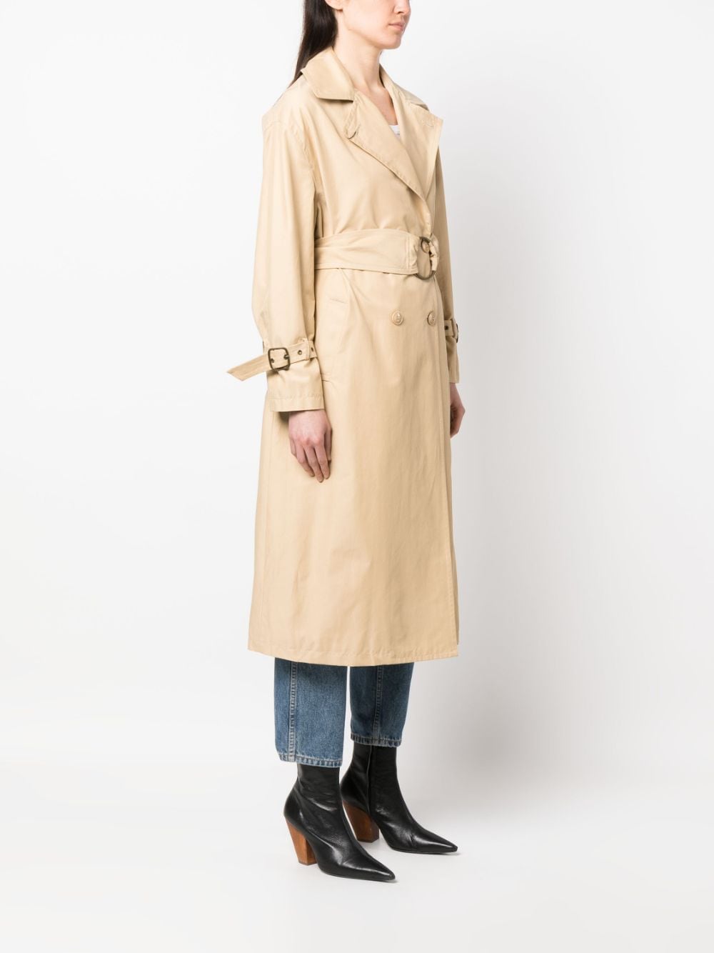 TWINSET double-breasted Midi Trench Coat - Farfetch