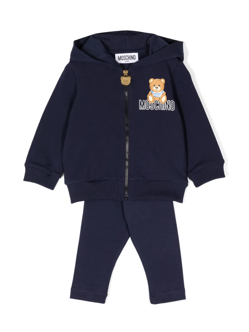 Moschino Babies' Teddy Bear-motif Tracksuit Set In Blu