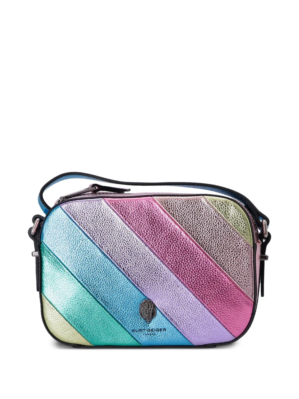 KG Kurt Geiger Kensington metalliceffect Crossbody Bag Farfetch