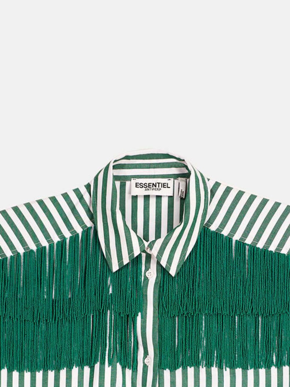 Essentiel Antwerp Gestreepte blouse - Groen