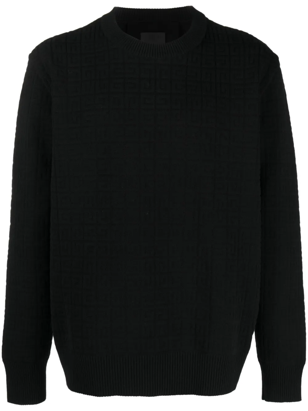 Givenchy wool-blend jacquard sweatshirt | Black | Image 1