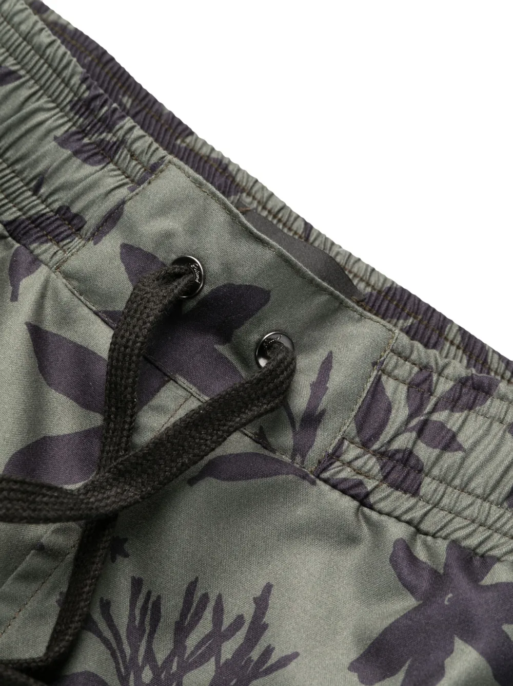 Brioni Floral-print Swim Shorts In Green