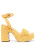 AGL Sista Zerby 80mm leather sandals - Yellow