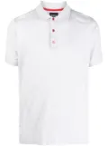 Kiton logo-print button polo shirt - Grey