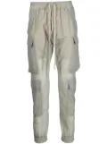 Rick Owens drawstring-waist skinny-cut cargo pants - Neutrals