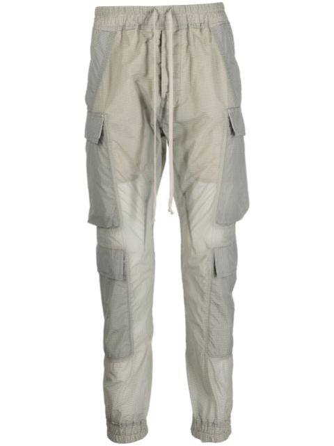 Rick Owens - drawstring-waist skinny-cut cargo pants