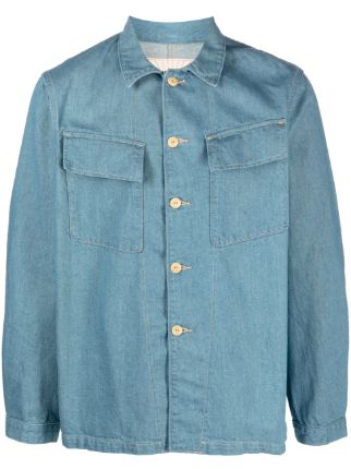 Levi's: Made & Crafted Buttoned Denim Jacket - Farfetch