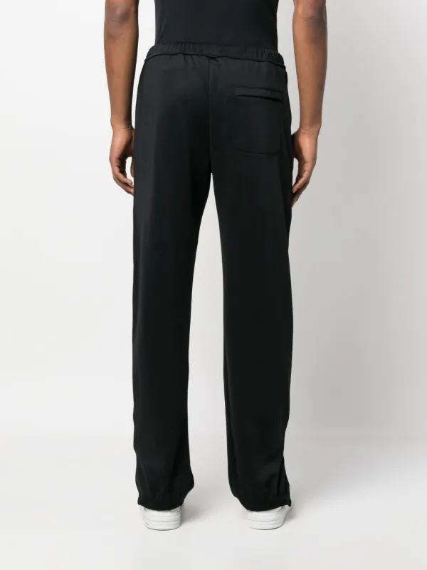 Heron Preston logo-patch straight-leg Track Pants | Black