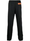 Heron Preston logo-patch straight-leg track pants - Black