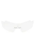 Coperni oversize frameless sunglasses - White