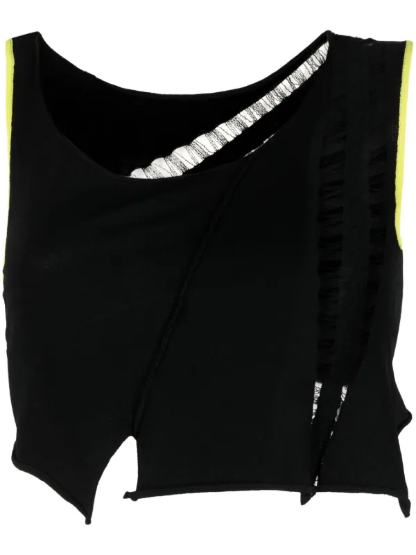 Cut-out Detailing Cropped Top